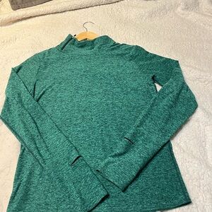 Oiselle Teal Mock Long Sleeve size 6 excellent condition